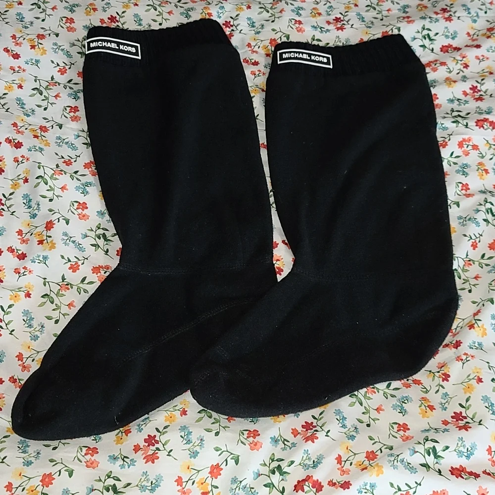 Michael Kors Ribbed Boot Socks